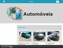 Tablet Screenshot of pj-automoveis.com